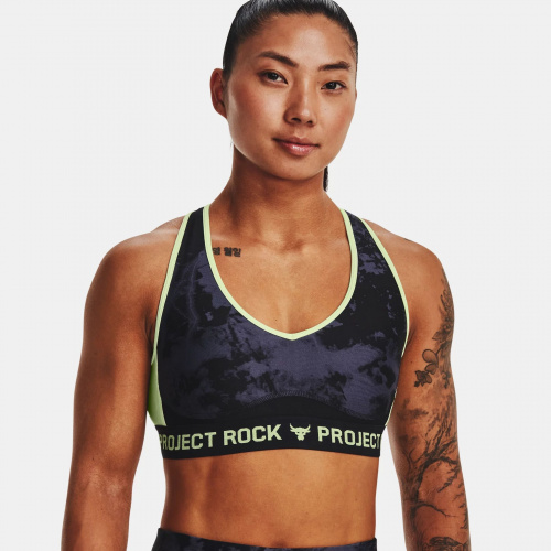 Îmbrăcăminte - Under Armour Project Rock Crossback Printed Sports Bra | Fitness 